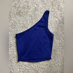 One Shoulder Crop Top